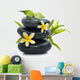 Yellow Flowers Spa Wall Decal