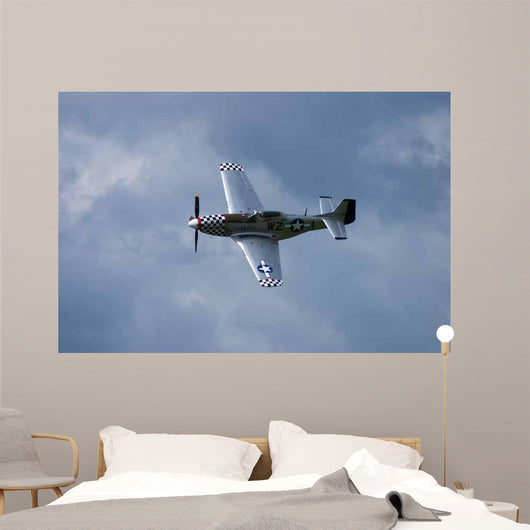P-51 Mustang Flight Wall Decal