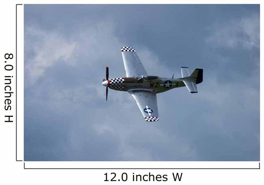 P-51 Mustang Flight Wall Decal