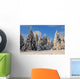Winter forest landscape Schee Wall Mural