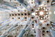 Details of the interior of the Sagrada Familia, Barcelona, Spain Wall Mural