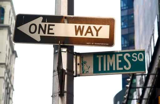 Street Sign Times Square Wall Decal