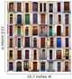 Front doors Barcelona, Spain Wall Mural
