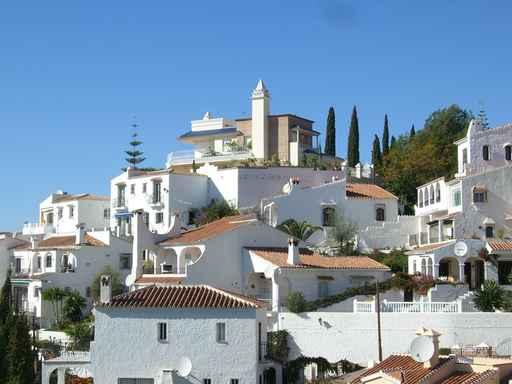 White Spanish Village Wall Decal