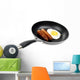 Frying Sausages and Egg Wall Decal