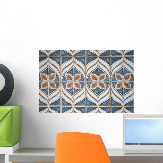 Traditional Portuguese Azulejos Wall Mural