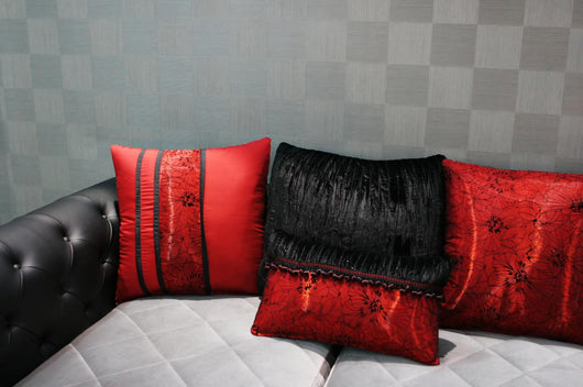 Black and Red Modern Sofa Wall Mural