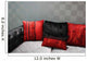 Black and Red Modern Sofa Wall Mural