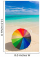 Colorful Umbrella Beach