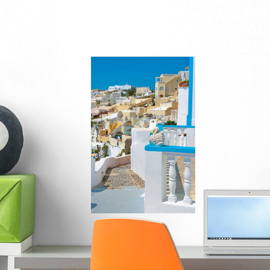 Firostefani Villiage Santorini Wall Mural