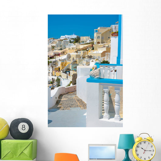 Firostefani Villiage Santorini Wall Mural