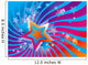 Abstract background with stars and colorful waves Wall Mural