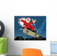 Santa Claus Skateboarding