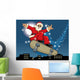 Santa Claus Skateboarding