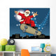 Santa Claus Skateboarding