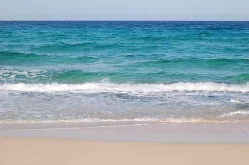 Atlantic Sand Beach Horizon Wall Decal