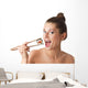 Sushi Girl Wall Decal