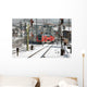 Train Leaving Dresden Train Wall Decal