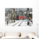 Train Leaving Dresden Train Wall Decal
