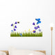 Flowers and Insects White Wall Decal
