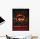 Central Cafe With Flashy Light New York Wall Mural