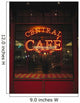 Central Cafe With Flashy Light New York Wall Mural