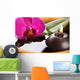 bougie et orchidÃ©e Wall Mural