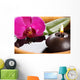bougie et orchidÃ©e Wall Mural