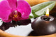 bougie et orchidÃ©e Wall Mural