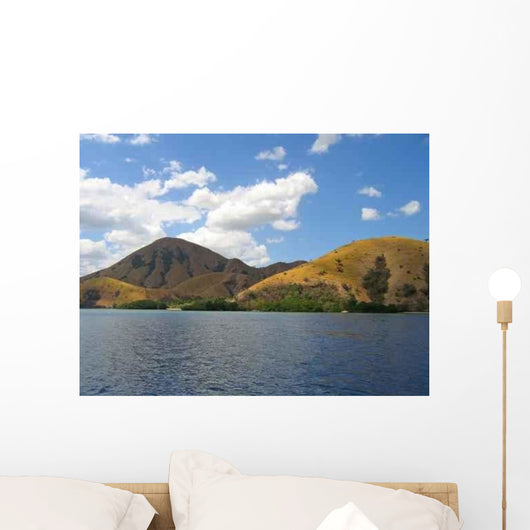 Yellow Dry Hills Wall Decal