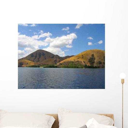 Yellow Dry Hills Wall Decal