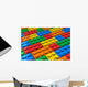 Color Building Blocks Wall Mural