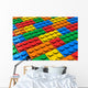 Color Building Blocks Wall Mural