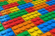 Color Building Blocks Wall Mural