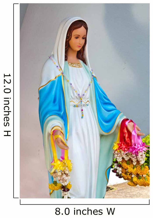 Virgin mary statue at Chantaburi province Wall Mural