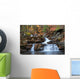 Autumn Mountain Waterfall Wall Mural