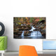 Autumn Mountain Waterfall Wall Mural
