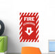 Fire Extinguisher Sign Wall Mural