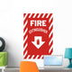 Fire Extinguisher Sign Wall Mural