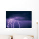 Lightning And Thunderclouds Wall Mural