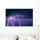 Lightning And Thunderclouds Wall Mural