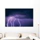 Lightning And Thunderclouds Wall Mural