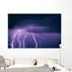 Lightning And Thunderclouds Wall Mural