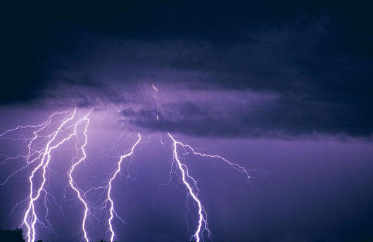 Lightning And Thunderclouds Wall Mural