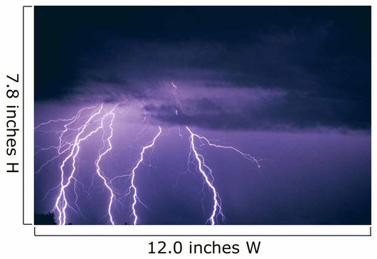Lightning And Thunderclouds Wall Mural