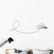 white paper airplane Wall Decal