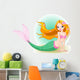 Mermaid Girl Wall Decal