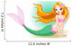 Mermaid Girl Wall Decal
