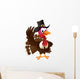Pilgrim Turkey Waving Wall Decal