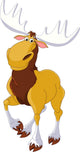 Beautiful Forest Moose Wall Decal